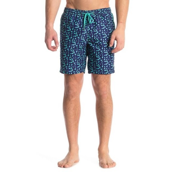 Beach Bros Other - Beach Brothers Men's Swim Trunks Beach Shorts Blue Paint Confetti Large NEW